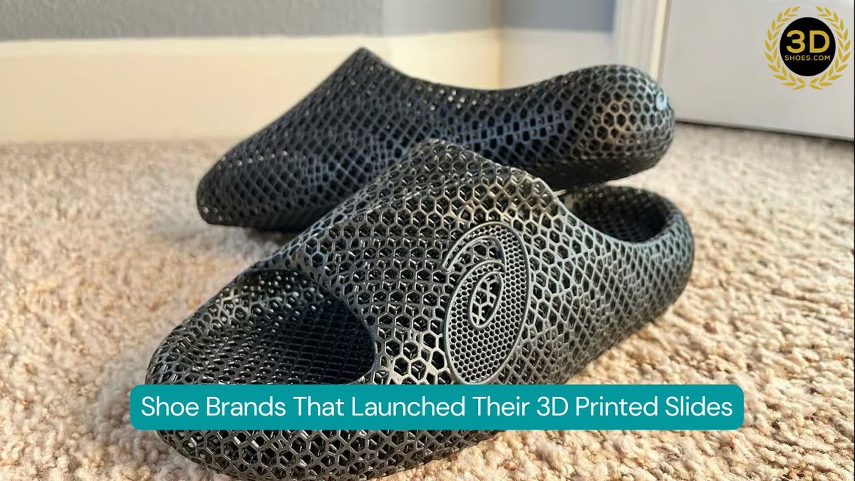 3dshoe's tweet photo. Shoe Brands That Launched Their 3D Printed Slides

https://t.co/MklQDLMnAd

#3DPrintedSlides #3DPrinted #3DShoes #3DPrinting #Asics #Actibreeze #Zellerfeld #Nami #Auracles #NosAiles #KittyShukman #AmoebaBaby #Adidas #Adilette22 #Aliveform #Armis #All3dp https://t.co/CSFI4z9JwZ
