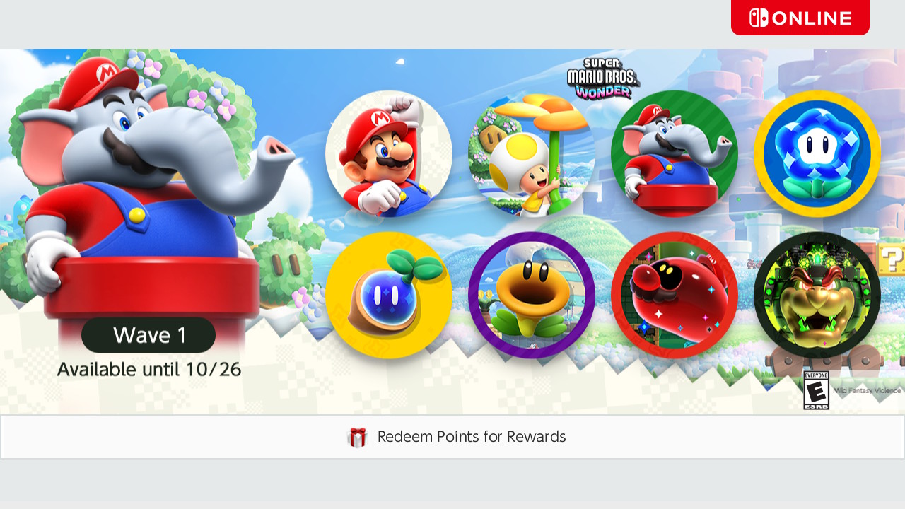 Nintendo Everything on X: Nintendo Switch Online adds Super Mario Bros.  Wonder icons   / X