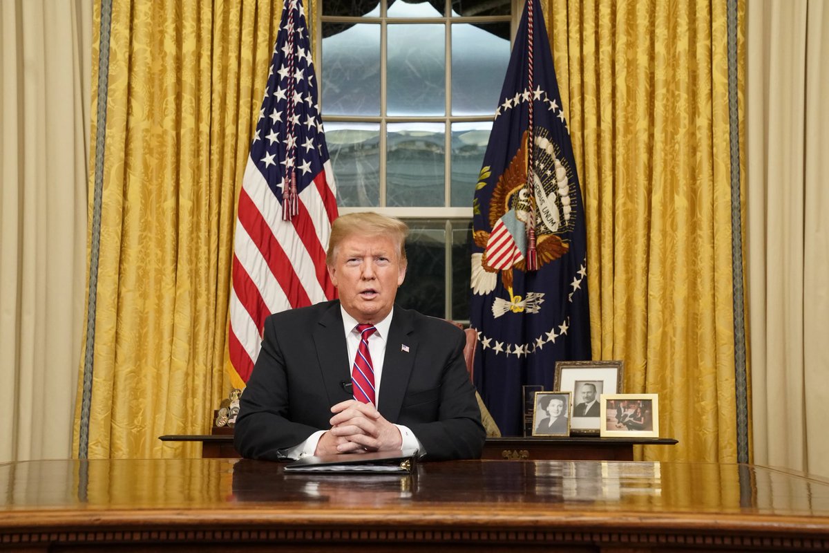 EndWokeness's tweet photo. Remember when we had world peace and the Oval Office addresses were about securing OUR border? https://t.co/PM4UVcHkru