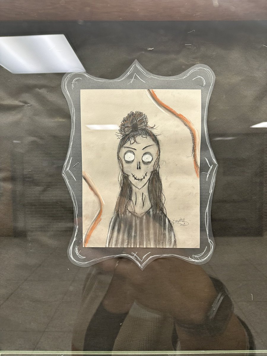 Art club was at it again this week, creating more Halloween themed projects. Contrasting black and orange pieces showing positive and negative space and Tim Burton inspired portraits! <a href="/CBUnamiMS/">Unami Middle School</a> <a href="/FedorowiczCBArt/">Ms. Fedorowicz CBSD Art</a>