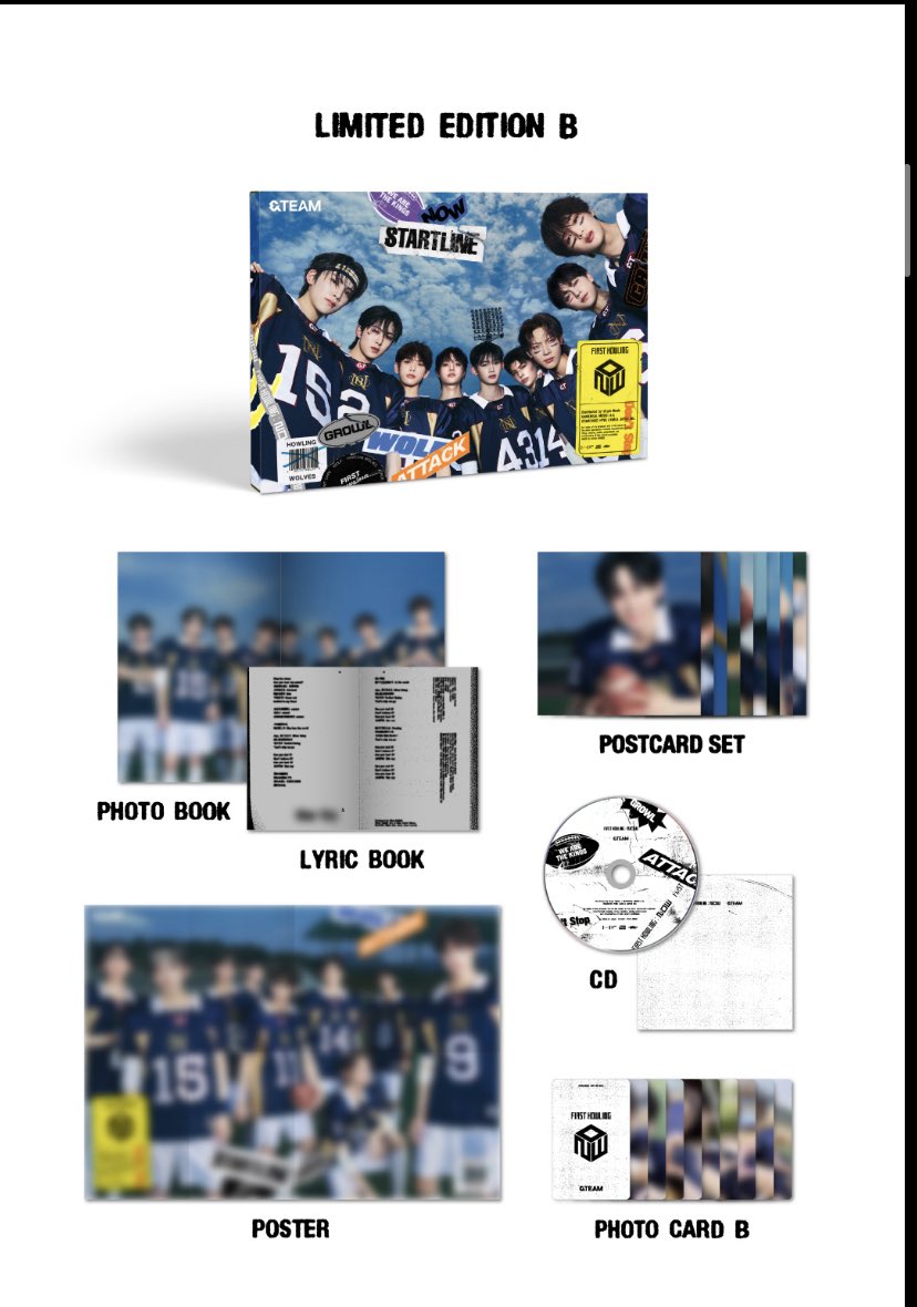 ANDTEAM_BR's tweet image. 📰 | FIRST HOWLING: NOW

As “carinha” dos álbuns foram divulgadas!!! 

Eai LUNÉs? Qual versão vai ser a sua? 👀

#WILD #STARTLINE 
#FirstHowling_NOW
#andTEAM #앤팀
@andTEAMofficial