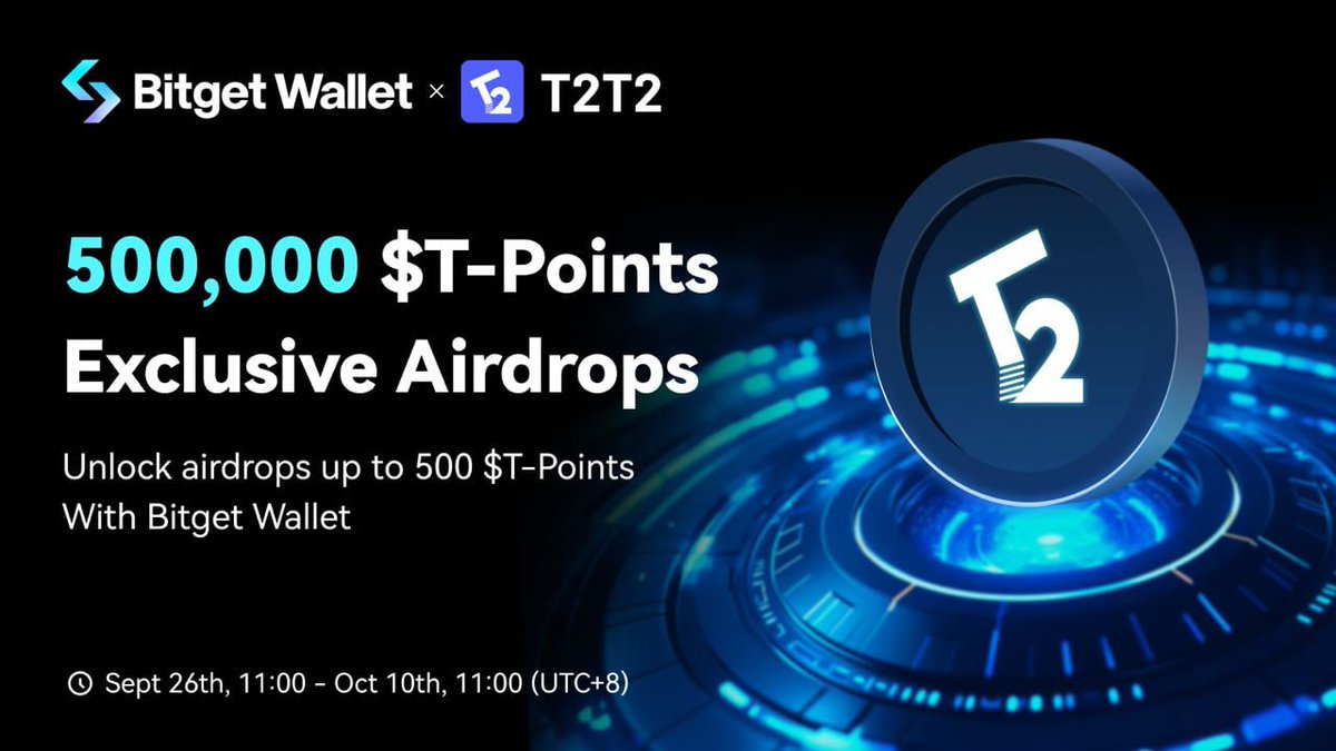 JoshuaJ51156609's tweet photo. 🎈Hey,bro! Thanks for your sharing, I successfully received the $T token ! 🎁 T2T2 airdrop on all #SocialFi projects, I've already received$5000 claim it here: 👇
https://t.co/x180S80ygM https://t.co/RaRf4ZxANA