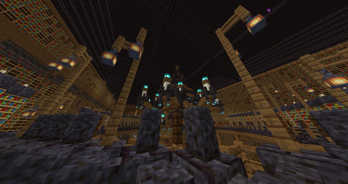 Ruumiaaaa1020's tweet photo. 昨晩作った進捗その2
初めてシャンデリア作ったけどむずない?
#Minecraft
#TUSBAD https://t.co/pMWetZ8nst