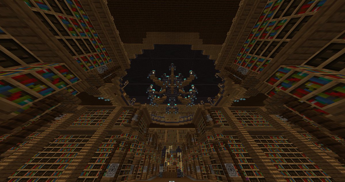 Ruumiaaaa1020's tweet photo. 昨晩作った進捗その2
初めてシャンデリア作ったけどむずない?
#Minecraft
#TUSBAD https://t.co/pMWetZ8nst