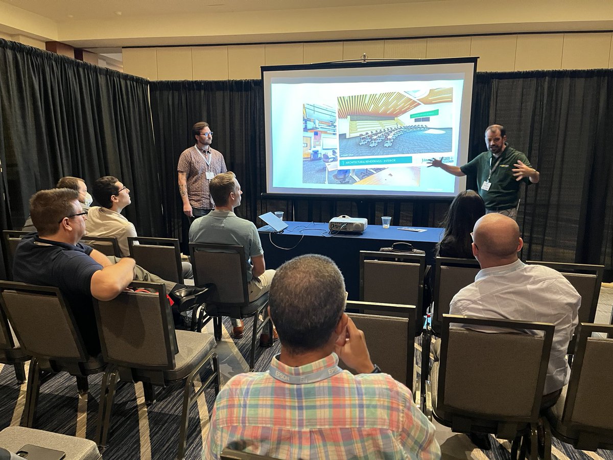 Thanks @Ryan_A_Gray for presenting at the @ExertisAlmo #E4Experience with me yesterday! Your passion for education makes for wonderful conversation and you can tell you’re talking about big big ideas in this pic. #AVTweeps #EdTech #HigherEd