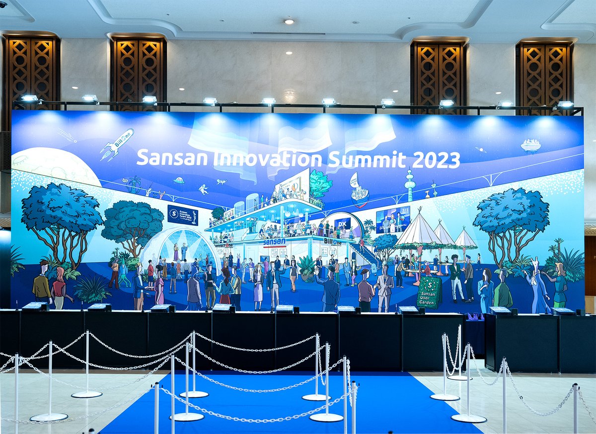 SansanJapan's tweet image. ユーザーカンファレンス「Sansan Innovation Summit 2023」オープンしました！ 1日を通してお楽しみいただけるコンテンツを多数ご用意してご来場をお待ちしています。#SIS2023
