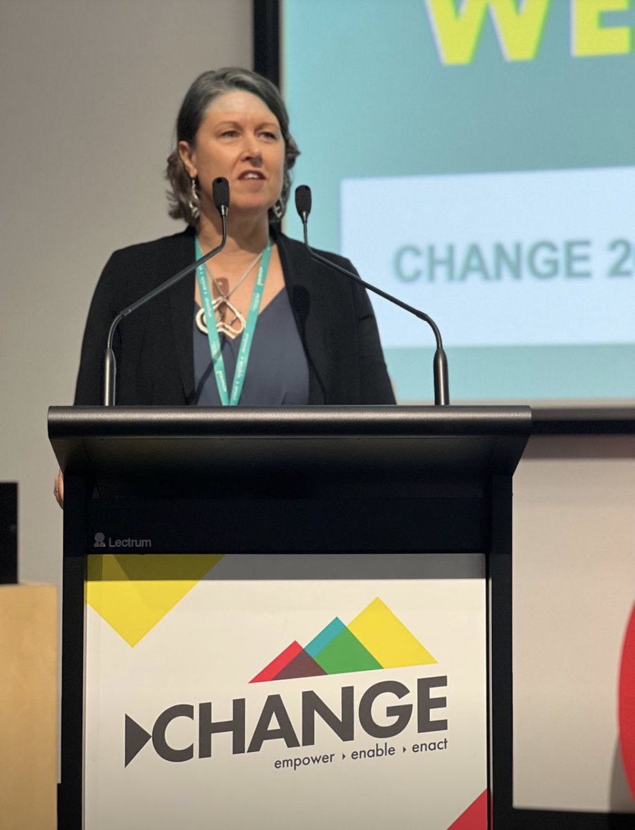 Day 2 of Change 2023 is off to an excellent start. We need to change our systems, institutions and structures. This morning we were challenged to reimagine! <a href="/Griffith_Uni/">Griffith University</a> Inclusive Futures: Reimagining Disability