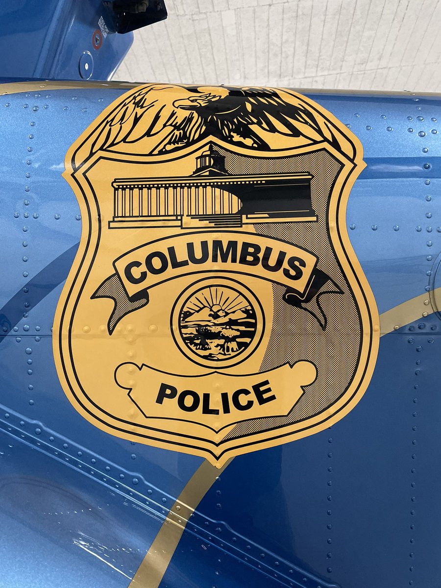 Thanks to the @ColumbusPolice Helicopter Unit for the tour of your facility. Enjoyed learning more about your work for the people of Columbus!