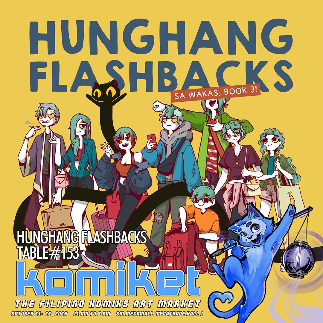 HHFlashbacks's tweet photo. Luto na ang Book 3! Kita kits sa launch this October 21-22 sa Mega Tradehall, Megamall! @KomiketPH https://t.co/nL0DeiFoXG