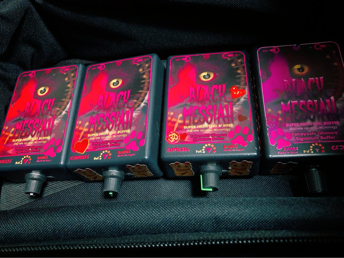 BLACKMESSIAH Takayoshi Ohmura シグネチャーバッファ BLACKMESSIAH