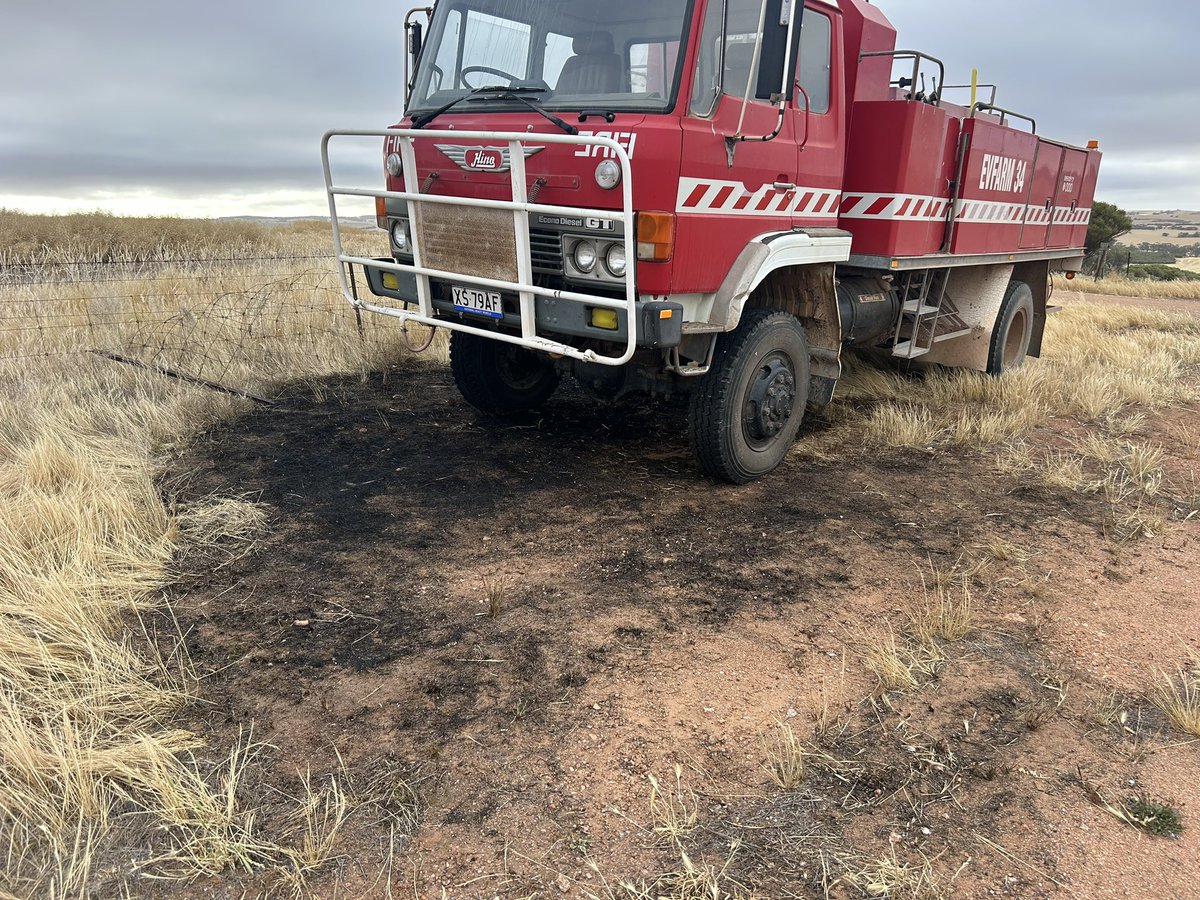 If you’re going to have a fire having the fire truck close by is a great idea but on top of the motor is abit too close