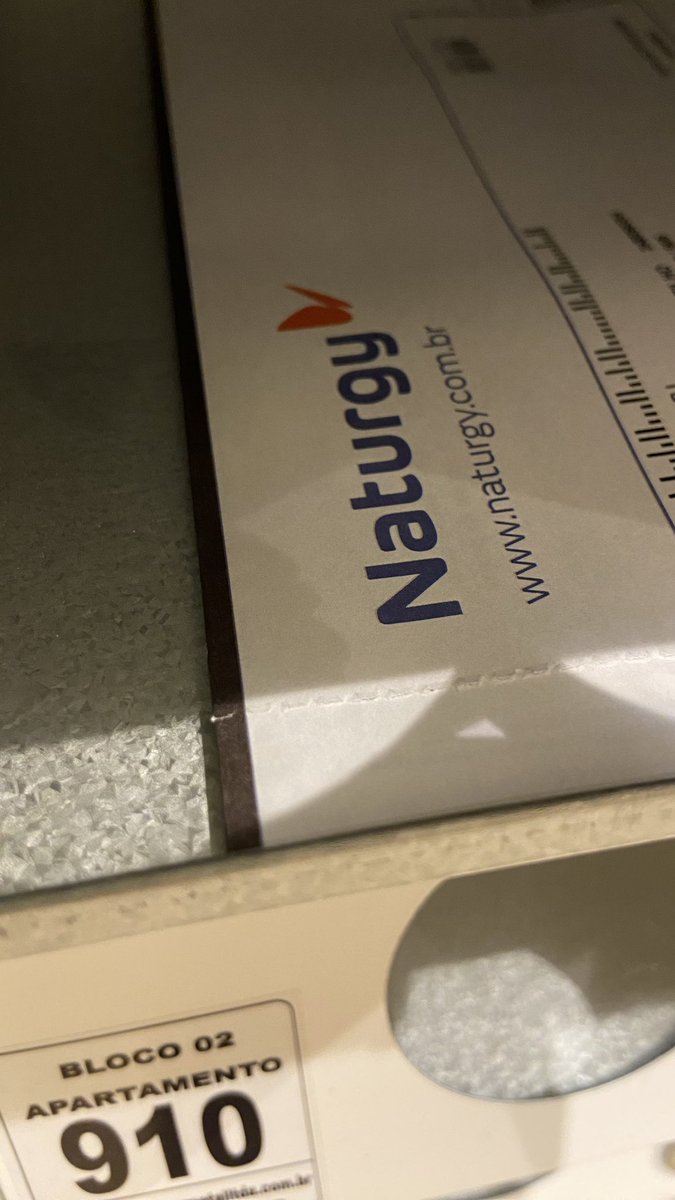 Dica do dia: lembre-se sempre da conta de gás. De nada.