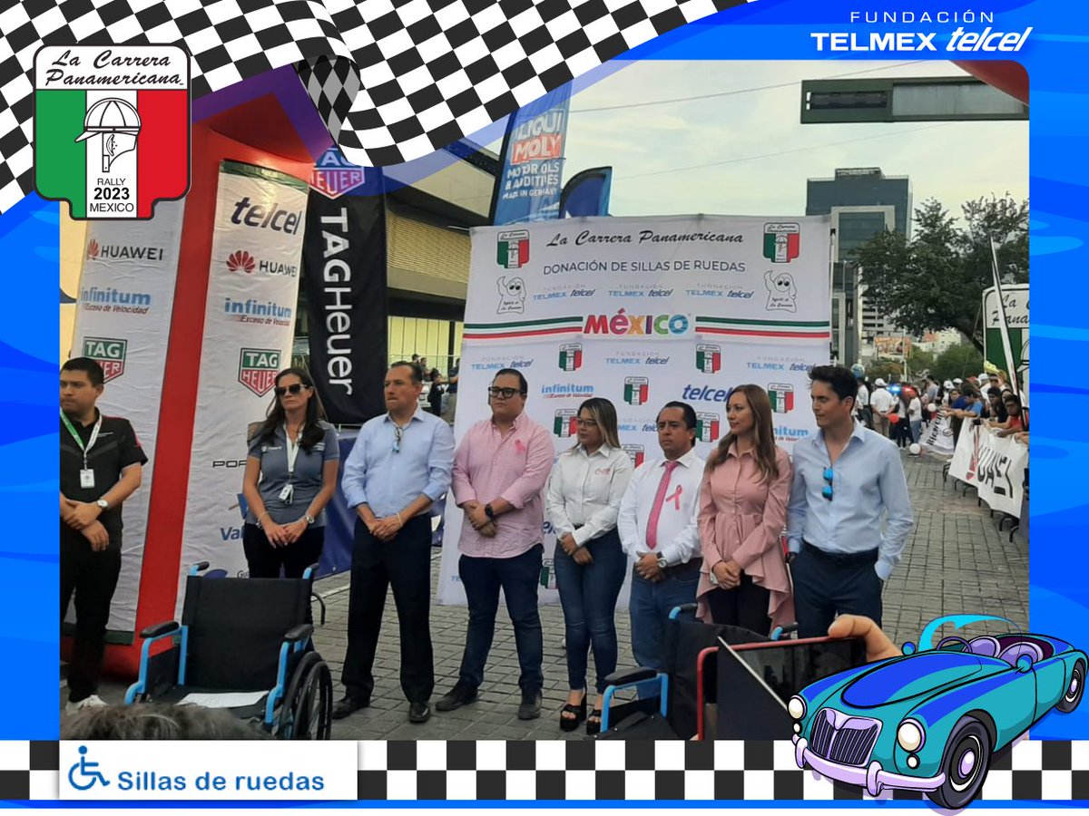 fundaciontelmex's tweet photo. ✨Mejorar la calidad de vida de los mexicanos, es parte de nuestra misión✨

En #Monterrey, durante el marco de la @panaoficial y acompañados del @DIFNuevoLeon, realizamos la entrega de nuestras #SillasDeTuedas a las personas que más lo necesitan. 🚗🏁🦽🇲🇽😉 https://t.co/zhY4gEG7Br