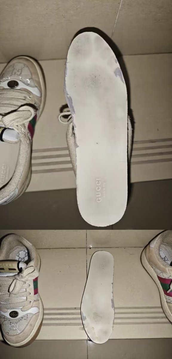 tgrj830's tweet photo. 本来想去玩小姐姐脚上这双的，结果没有放在外边，脏脏鞋的味道也好足，指印清晰，估计没少光脚穿，早上去看的时候发现被穿走了，哈哈，小姐姐踩着我的精液度过愉快的一天。下次把玩这双椰子鞋，味道肯定更赞。#扫楼打胶 #原味鞋子 #恋足舔脚 #尾随 https://t.co/6a6BRM8SRs