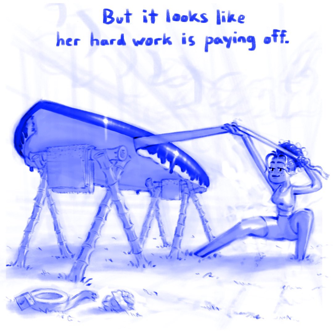 (16/31) blue inktober series #cleanlines #glassing #surfboard #shaping #diy #inktober #inktober2023 #blue #shortstory #story #comic #webcomic #webtoon #originalcharacter #childrensbook #procreate #art #illustration #ink #drawing #beach #surf #jungle #tropical #anime #manga