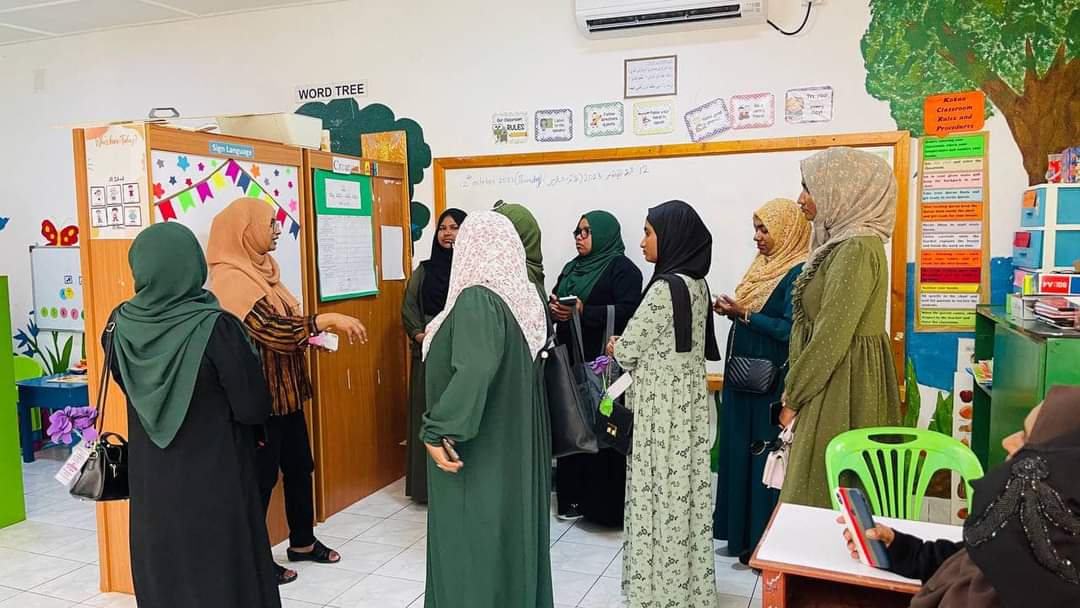 FSFuvahmulah's tweet photo. ~G.A Atoll school (Kolamaafushi) Teachers visit to Fuvahmulaku School.~

It was a great pleasure and honour to welcome G.A Atoll school (Kolamaafushi) Teachers, and share our experiences with them!
@MoEdumv 
https://t.co/9udSQSk8xK https://t.co/ym5WmBktV3
