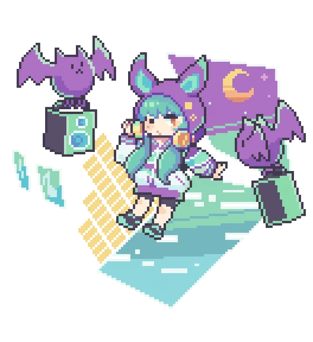 SOUND #pixelart #ドット絵