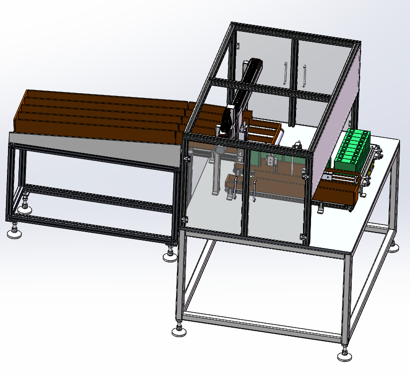 JackYan86692811's tweet photo. Cell automatic sorting equipment
Working process: Place the cells in the feed belt, and send the cells to the code -scanning detection position.
#LithiumBatteryModule #LithiumBattery #BatteryAssembly #BatteryAssemblyLine #BatteryModuleLine
https://t.co/K1EfqOn0vu https://t.co/viRxSHVaXh