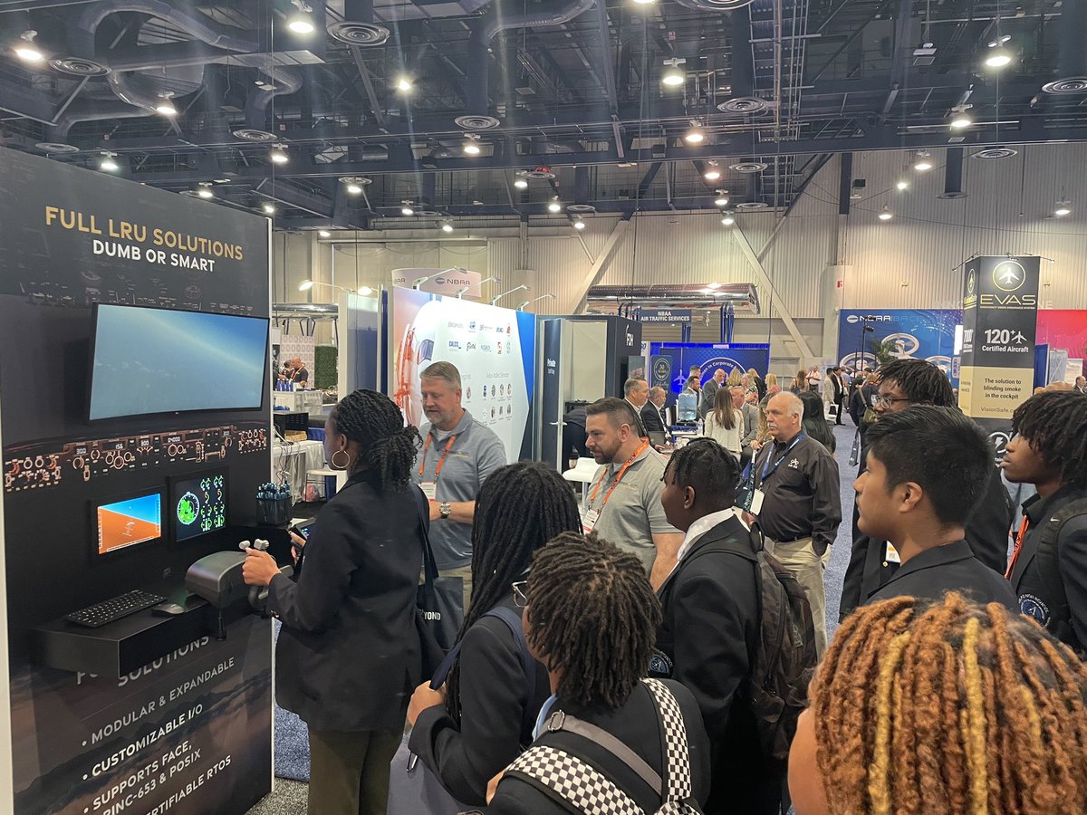 Many thanks to <a href="/NBAA/">NBAA</a>, <a href="/United/">United Airlines</a> and <a href="/AeroClubDC/">Aero Club of DC</a> for investing in the future! <a href="/GoDCPhelpsHS/">PhelpsACE</a> students are glad to be part of the #NBAA2023 in Las Vegas. <a href="/dcpublicschools/">DC Public Schools</a>