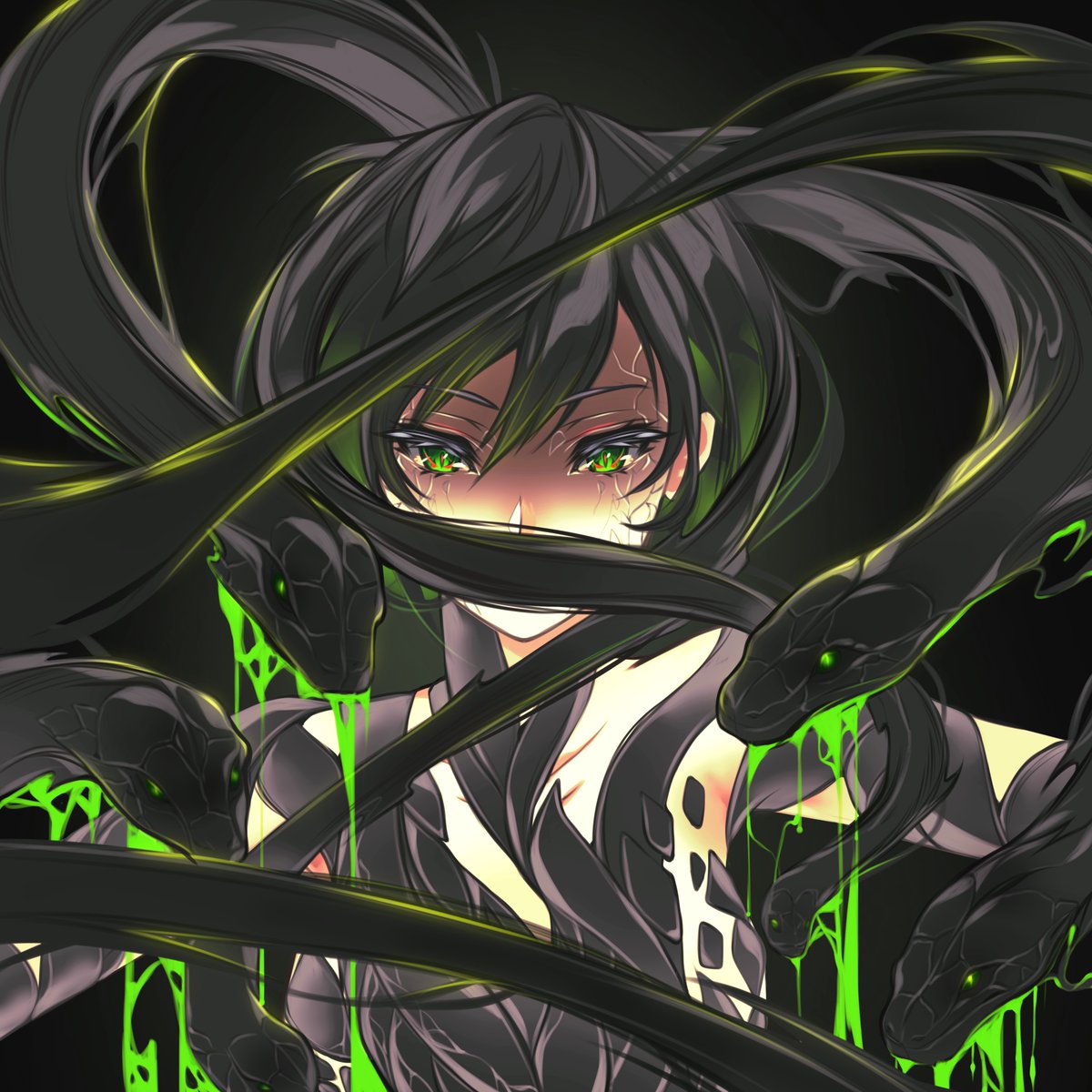 Some people suspects me of just using AI on my works and not doing the actual work..well here are work in progress then.

#gbsartwoks #digitalart #animeart #gameart #wip #fantasyart #rlmverse #realmverse #snake