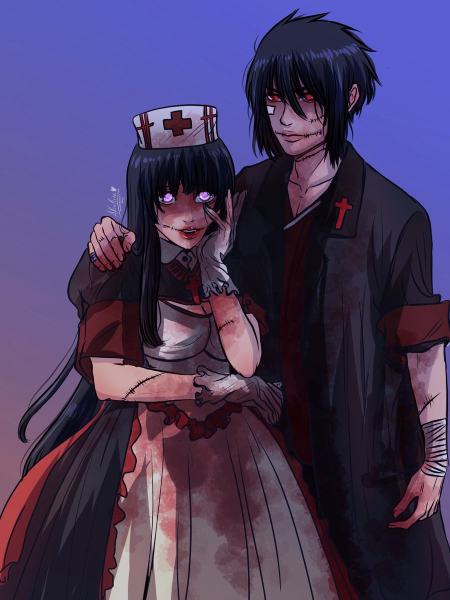 AkariKiseki1997's tweet photo. De una vez subo mi dibujo de Halloween 🎃 porque honestamente no creo poder hacerlo el día que es 🥺 así que, feliz Halloween adelantado jajajajaja https://t.co/s93hoVEMXP
