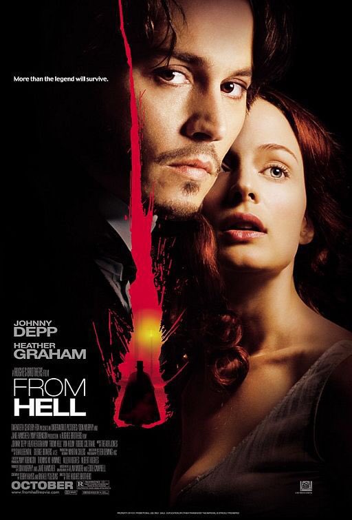 🎬MOVIE HISTORY: 22 years ago today, October 19, 2001, the movie ‘From Hell’ opened in theaters!

#JohnnyDepp #HeatherGraham #IanHolm #RobbieColtrane #IanRichardson #JasonFlemyng #SamanthaSpiro #AnnabelleApsion #KatrinCartlidge #SusanLynch #IanMcNeice #SophiaMyles #JoannaPage