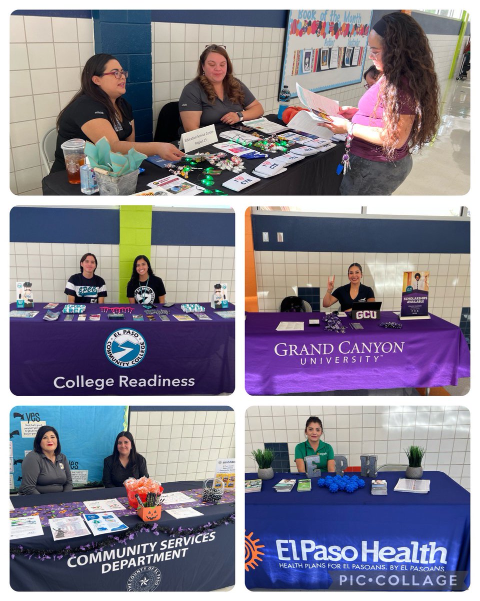 DGarcia_CTW's tweet photo. We had a great Open House today at the Den! Student Led conferences with our Panthers followed by a breezeway filled with our Amazing Community Partners! Thank you for your support! @alchemykarate @gcu @EPCCNews @wtcep @epcommservices @ClintISD #WeAreClintISD https://t.co/zSr6i6rR1B