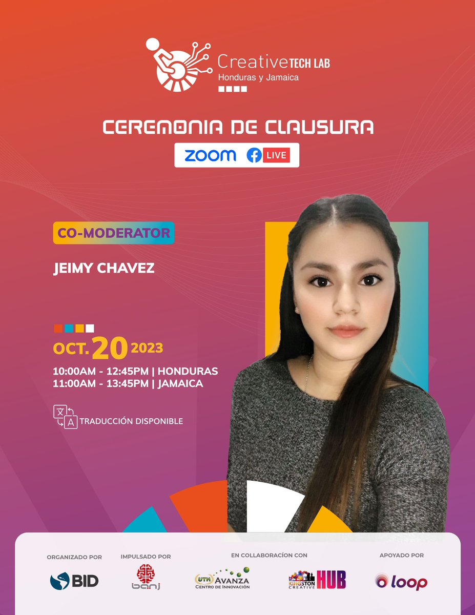 They kept the <a href="/CreativeTLab/">Creative Tech Lab</a> so alive over the past few weeks! I am excited to see them live one last time tomorrow!

Thank you for all your amazing energy Co-Moderators Jeimy Chavez and @nomdarkham !

See you tomorrow !

Join us at the CTL Closing Ceremony tomorrow, October 20th