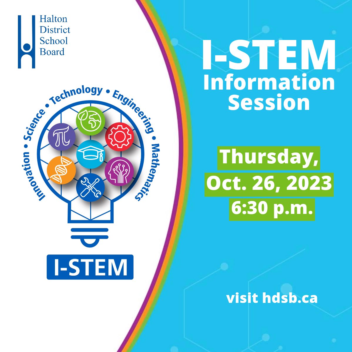 ISTEM_HDSB's tweet image. Are your children ready for future trends in the workforce? 
I-STEM is a high school program a three #HDSB schools. Students will develop innovation skills related to engineering design and design thinking, entrepreneurial thinking skills, and global competencies.