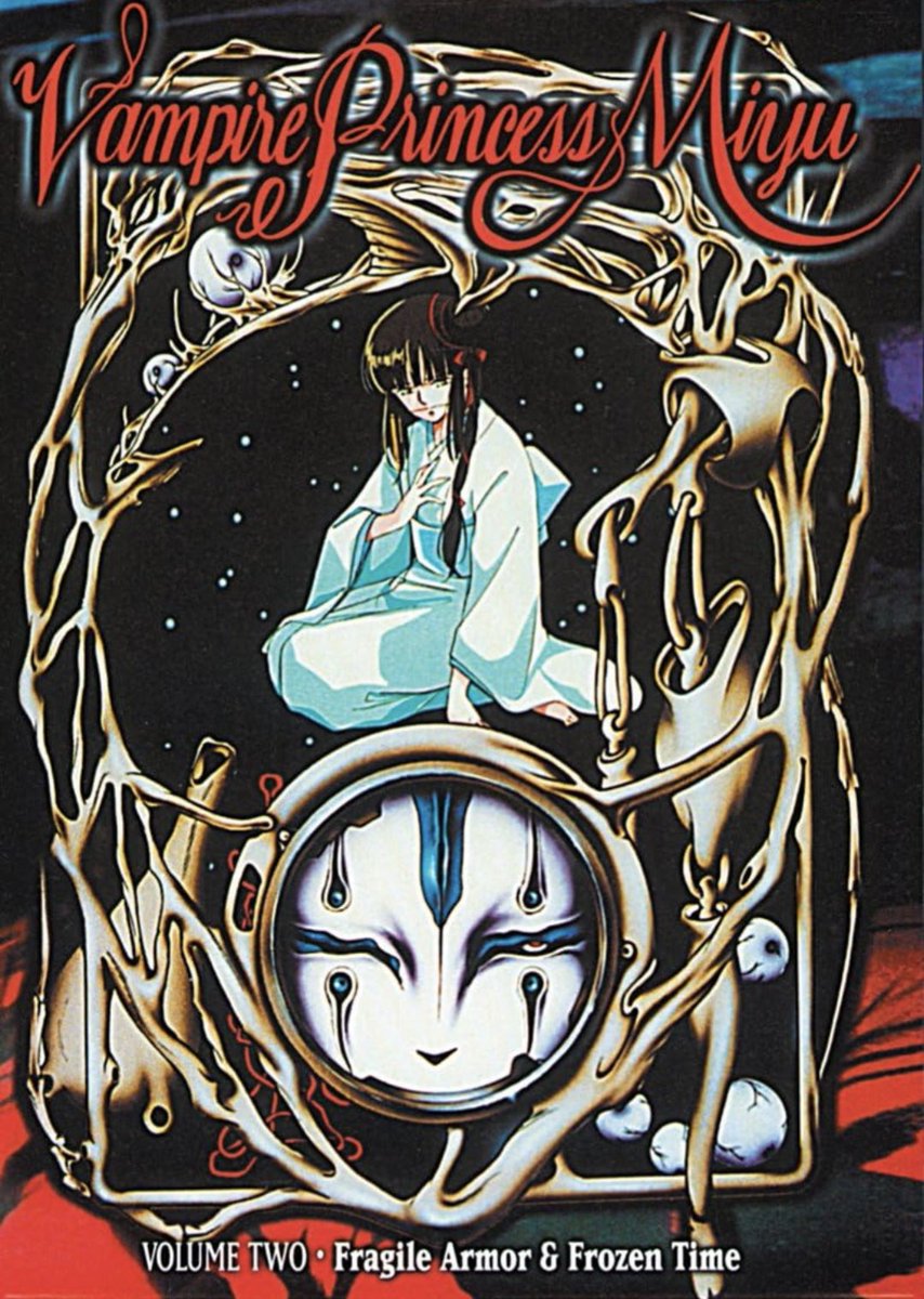 VintageAnimePod's tweet photo. Today's anime #tbt &amp; next podcast topic is the 1988 OVA series #VampirePrincessMiyu. Just in time for spooky season! Stream the dub on @retrocrush_tv, Peacock, Prime, or Roku, &amp; let us know how you enjoyed this title. #VintageAnime #StudioAIC #AnimEigo #Kanpai https://t.co/bzESIgQRMg