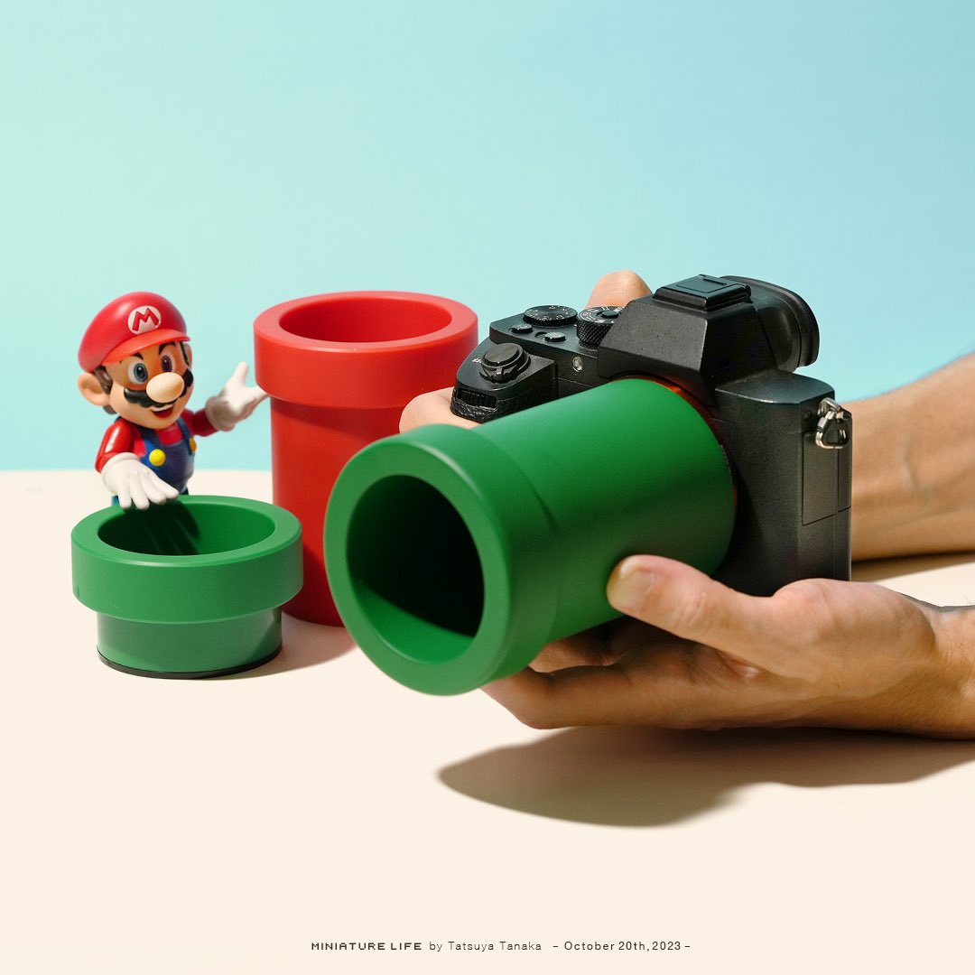 カメラ #レンズ #土管 #スーパーマリオ #Camera #Lens #Mario