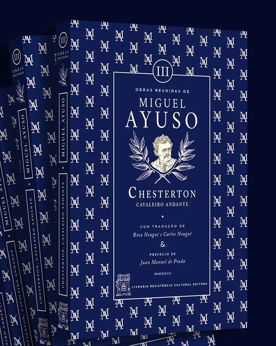 RCeditora's tweet photo. Chesterton por Miguel Ayuso vocês ainda não conhecem. Porque quando Chesterton disse "a coisa mais extraordinária do mundo é o homem comum...", ele não estava falando sobre ser banal.

Volume III da nossa coleção "Obras reunidas de Miguel Ayuso" já disponível em pré-venda. https://t.co/JObpJP6aLd