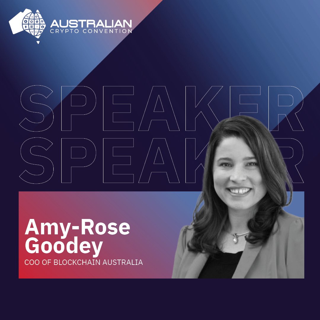 🚀 We're thrilled to welcome aboard @amydashrose to our list of speakers for 2023's #AusCryptoCon. A force in the Australian blockchain and Web3 scene, Amy-Rose will have plenty of insights to share with attendees this November in Melbourne. Don't miss out!