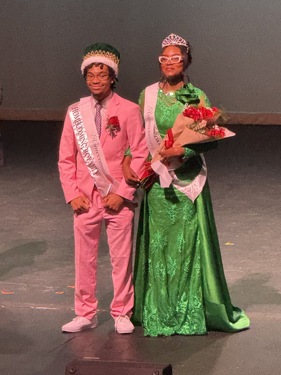 Congratulations!!  Homecoming King and Queen.