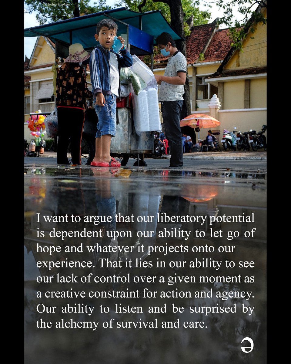 I’m photo-journaling on Patreon now. For this first outing — a meditation on suffering and monstrousness beyond our comprehension, acting without attachment to outcome, and why hope is for those of us who can afford our delusions. patreon.com/posts/91255090