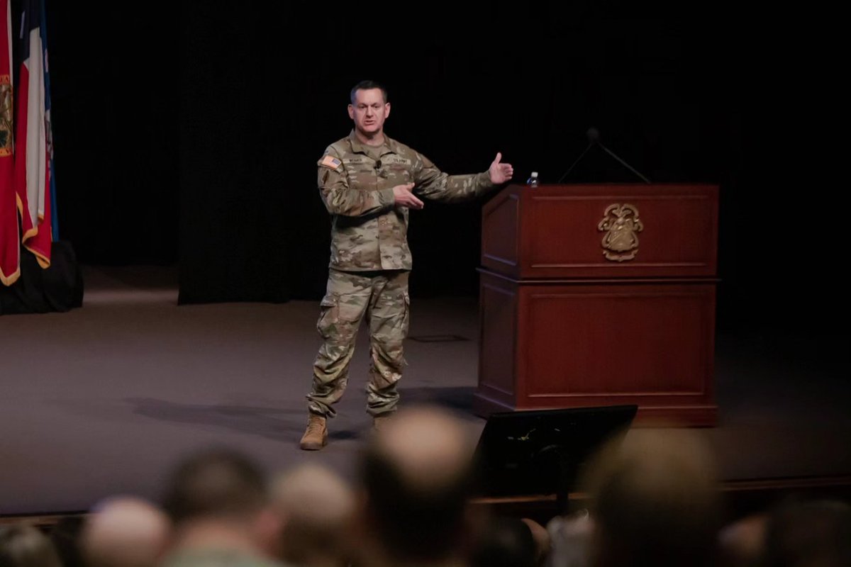 CSA General Randy George and SGM of the Army Michael Weimer addressed future BN and BDE Cdrs at Pre-Command Course. #leadership #usarmy