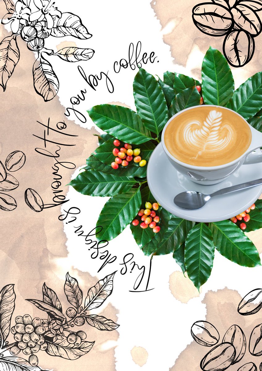 Coffee anyone? 
#CanvaDesignChallenge <a href="/Canva/">Canva</a>