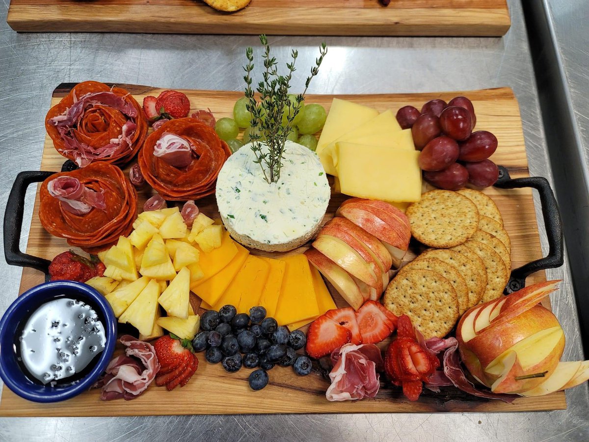 DrBling77's tweet photo. @OdessaCollege Culinary Arts had a busy week! A trip to the @BenEKeithWTX food show, made charcuterie boards and hosted a sold out lunch #reservationsonly https://t.co/D4u87Z0LSR