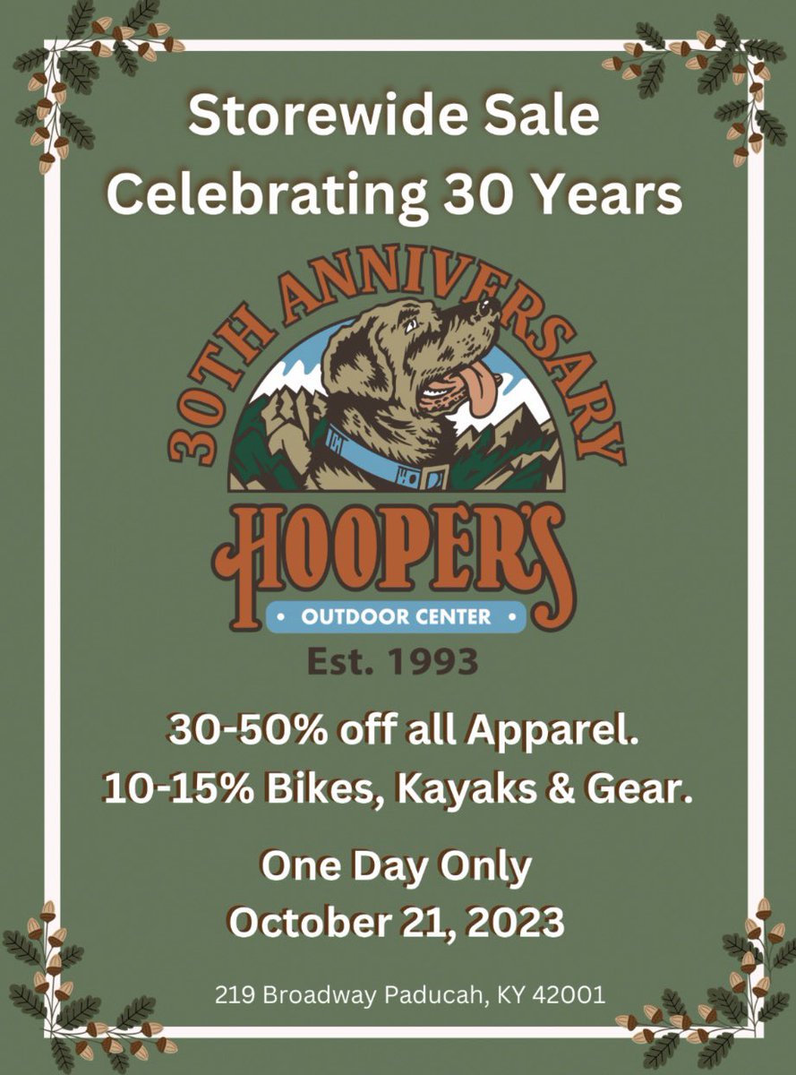 thewonbroadway's tweet photo. Help us celebrate 3️⃣0️⃣ years of Hooper’s! 🎉🎉

This Saturday, from 10AM - 8PM, Hooper’s will be having a BIG sale! Additionally, the first 30 customers will receive a free Hooper’s mug and prizes will be drawn throughout the day. You can even win a free weekend stay at The W! https://t.co/fYXKQZhxNn