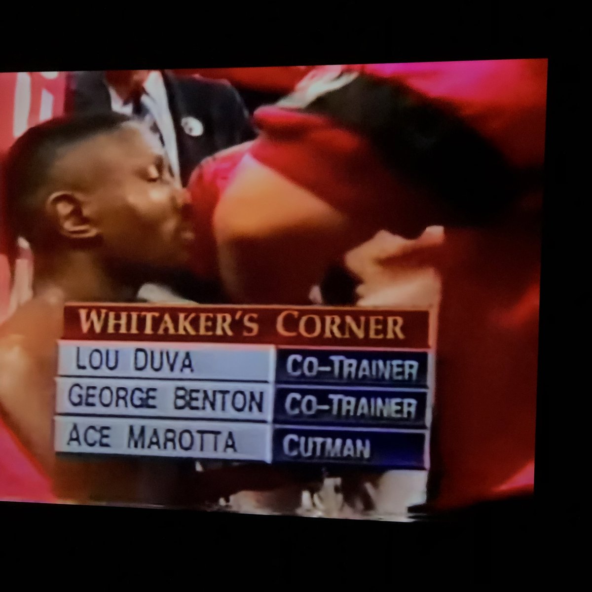 ovathabridge's tweet image. Random watch tonight. 

I remember anticipating this fight big time when I was a kid. 

Pernell Whitaker vs. Buddy McGirt
March 6, 1993
Madison Square Garden 
#WBC Welterweight title
#Boxing #HBOBoxing 🥊