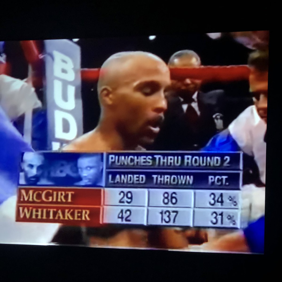 ovathabridge's tweet image. Random watch tonight. 

I remember anticipating this fight big time when I was a kid. 

Pernell Whitaker vs. Buddy McGirt
March 6, 1993
Madison Square Garden 
#WBC Welterweight title
#Boxing #HBOBoxing 🥊