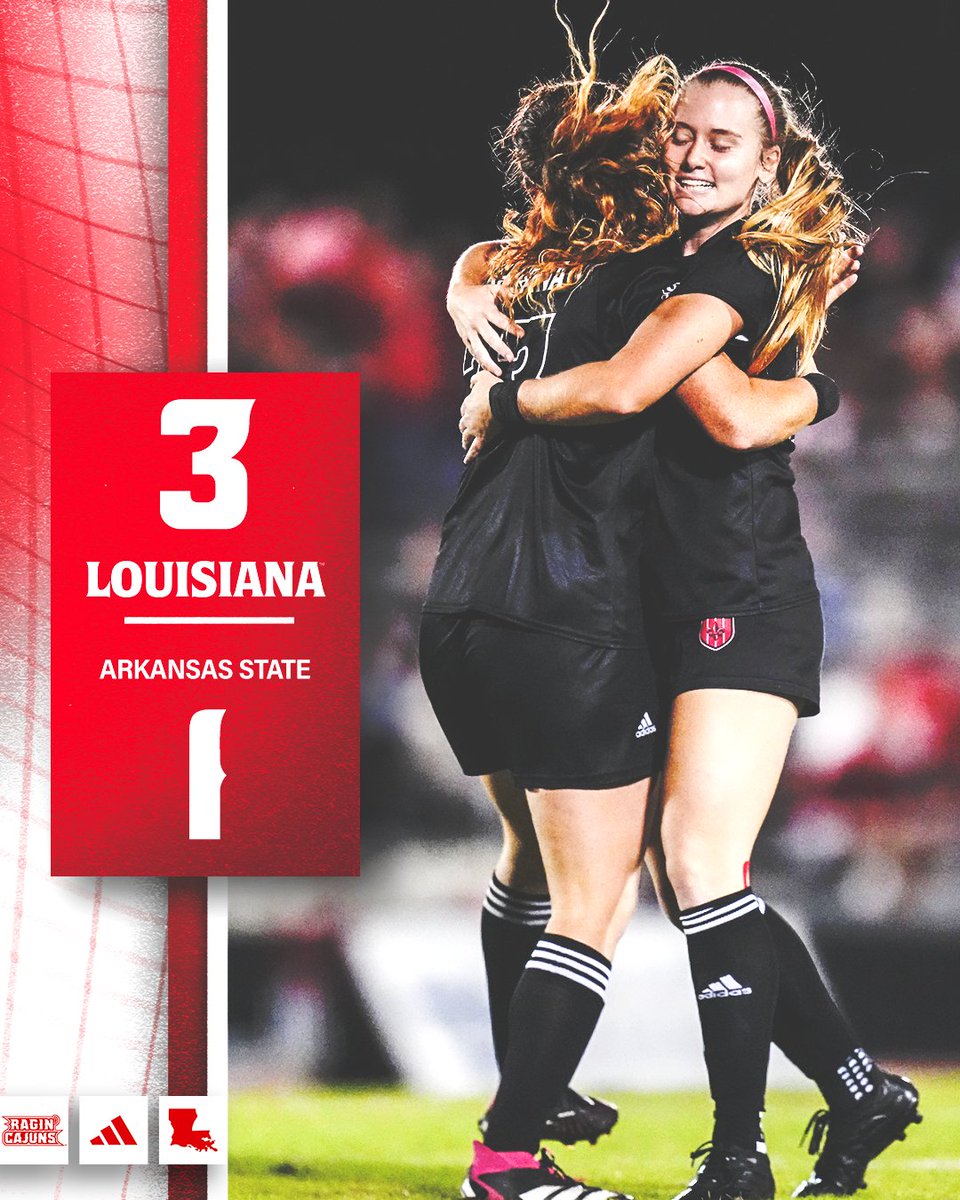 A pair of second half goals lead the Cajuns to a big SBC victory!

#GeauxCajuns