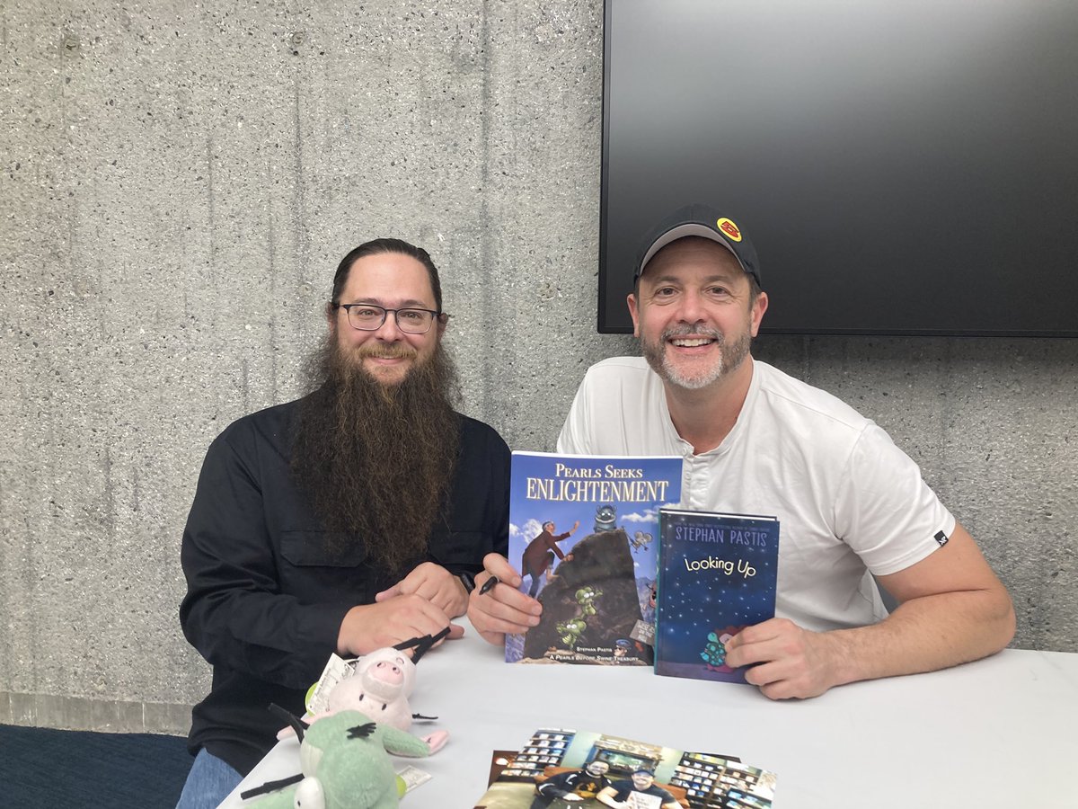 cfmiller's tweet photo. @thebravething Thanks for the great event with @stephanpastis https://t.co/sLO6L6x0RY