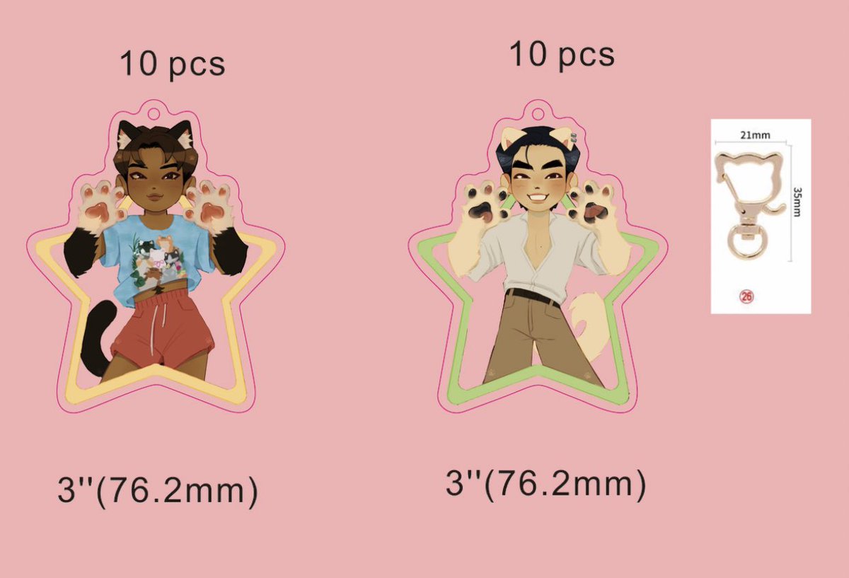 UPDATE: received the proofs for the new charms and theyre sent to ship to me by the end of this week ^^!