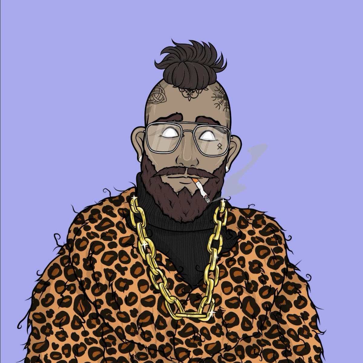 Couldn't let this one slip past me. Had to show some love to <a href="/BryanveeEth/">Bryan Vee</a> and join the @steezyapegang how'd I do fam? Seen another St. Match his leopard jacket so I figured I'd keep the trend going 😤
