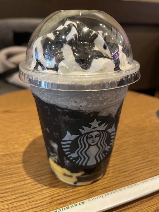 2回目の #Boooooフラペチーノ  大変美味しいです https://t.co/V9JOQSPcRq<a href="/tag/booooo%E3%83%95%E3%83%A9%E3%83%9A%E3%83%81%E3%83%BC%E3%83%8E"class="tags">#Boooooフラペチーノ</a>