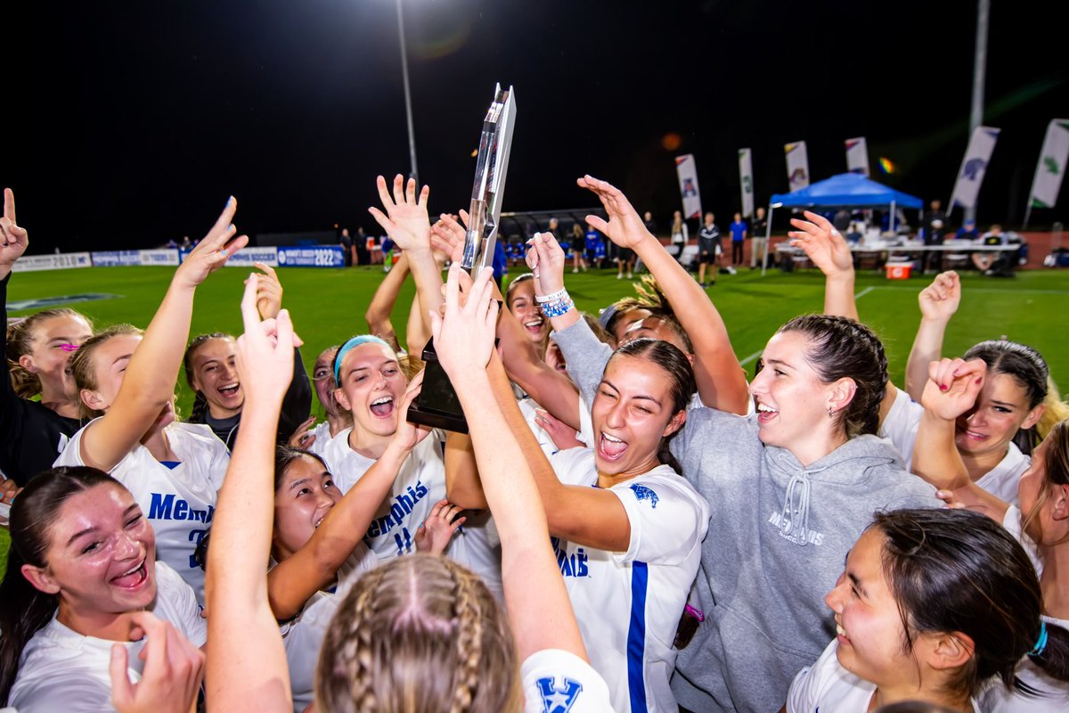 MemphisWSoccer's tweet photo. Your AAC West Division Champions🏆🤩 https://t.co/sfFuuSdjtK