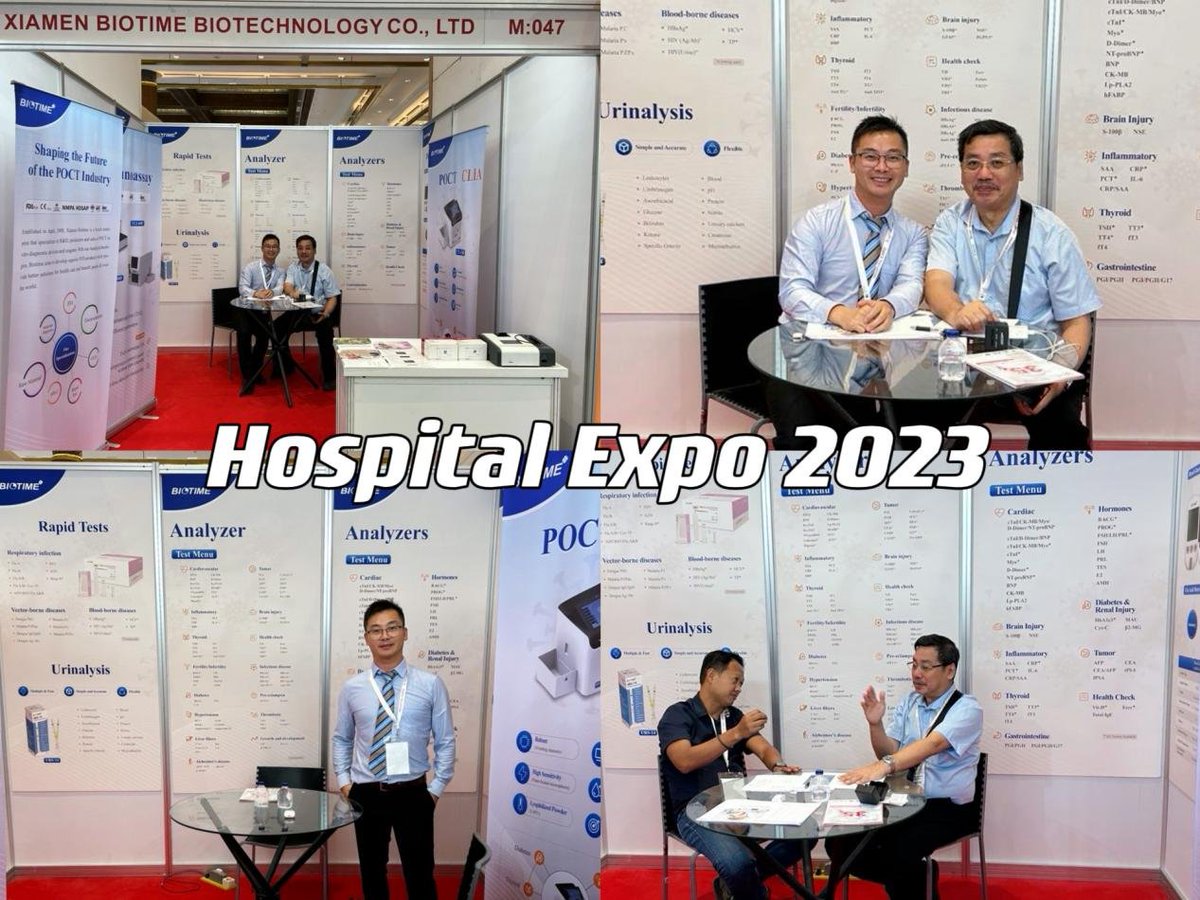 Xiamen_Biotime's tweet image. 🌟During the Hospital Expo, Biotime had the pleasure of engaging with healthcare providers, laboratory managers, and decision-makers who were intrigued by the potential of our POCT product line.
 
Let&apos;s shape the future of healthcare together! 🌍💙
 
#HospitalExpo #POCTesting