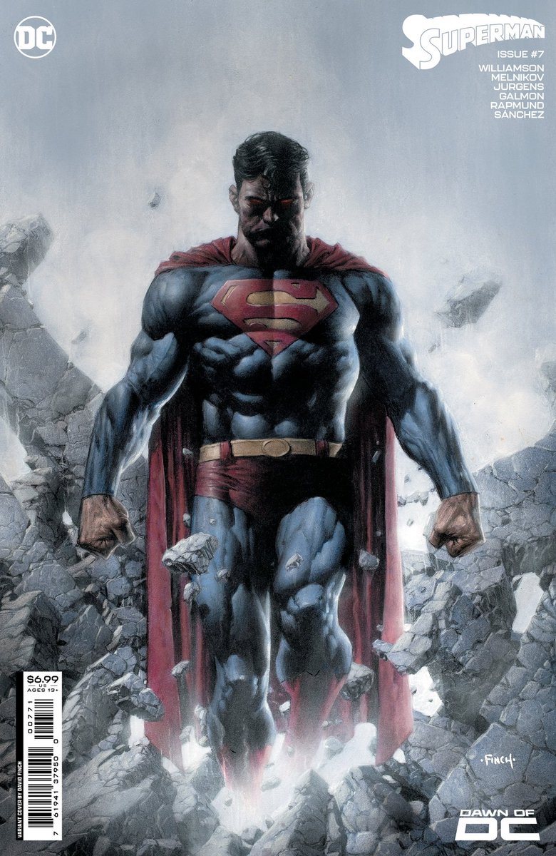 SUPERMAN #7 variant cover by <a href="/DFinchArtist/">David Finch</a>