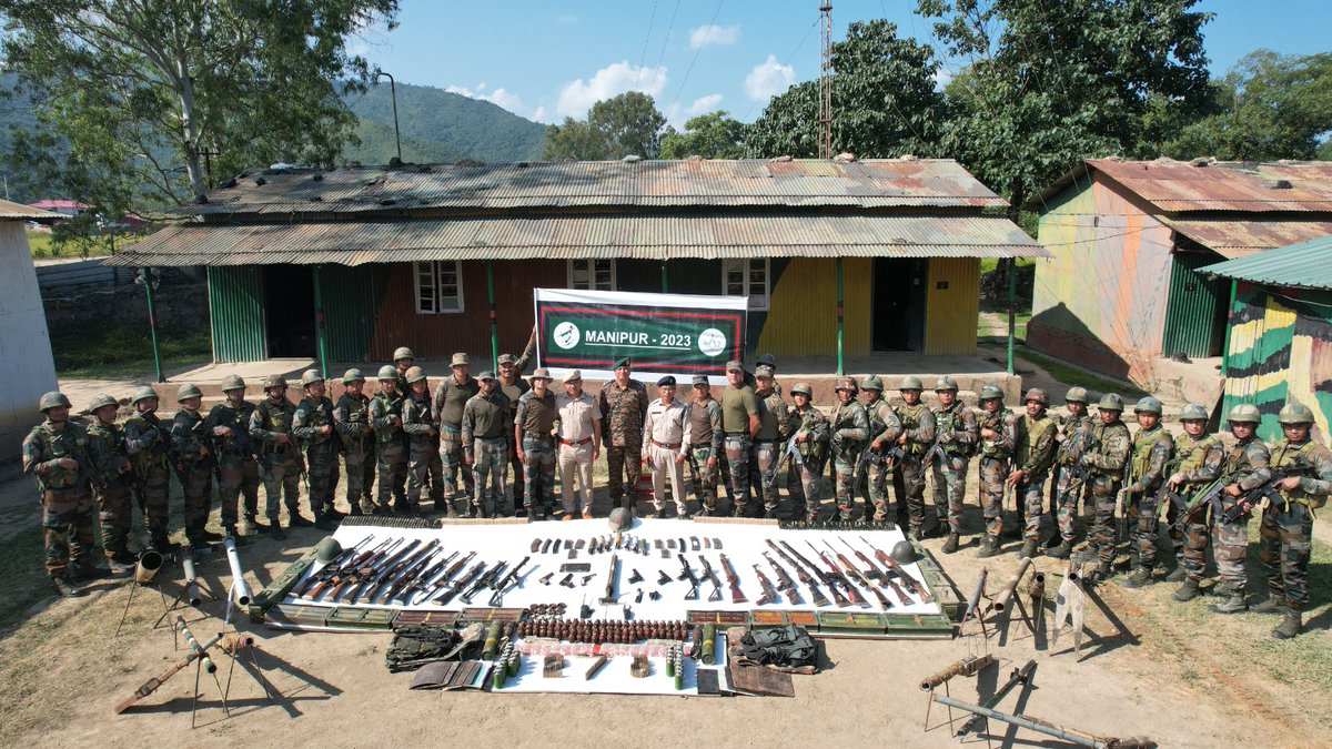 Search Operation and Recovery by <a href="/manipur_police/">Manipur Police</a>

Search operations were conducted by security forces in the fringe and vulnerable areas of Kakching, Bishnupur and Churachandpur districts. During the operations, the huge cache of arms, ammunitions and equipments were recovered